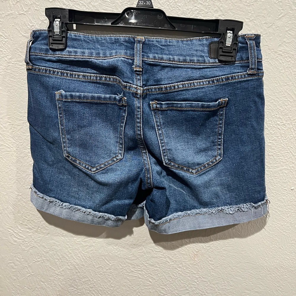 Celebrity Pink Dark Blue Jean Shorts - Picture 2 of 3